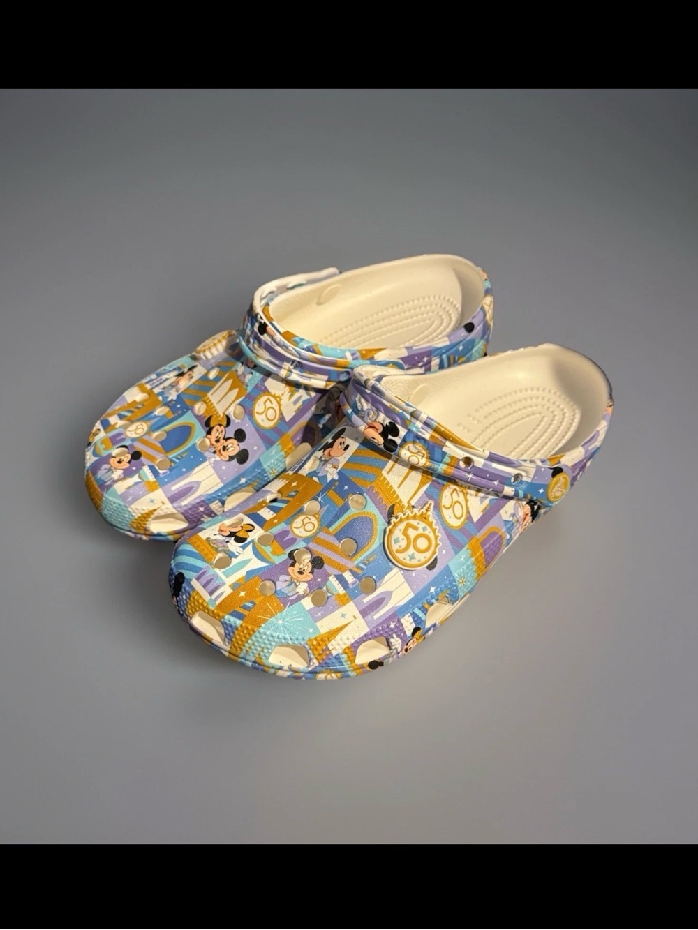 Disney Parks Crocs Walt Disney World 50th Anniversary Mickey Minnie M7/W9